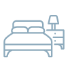 private bedroom icon