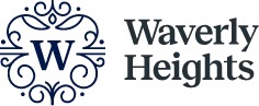 logo for Waverly Heights, a life plan community