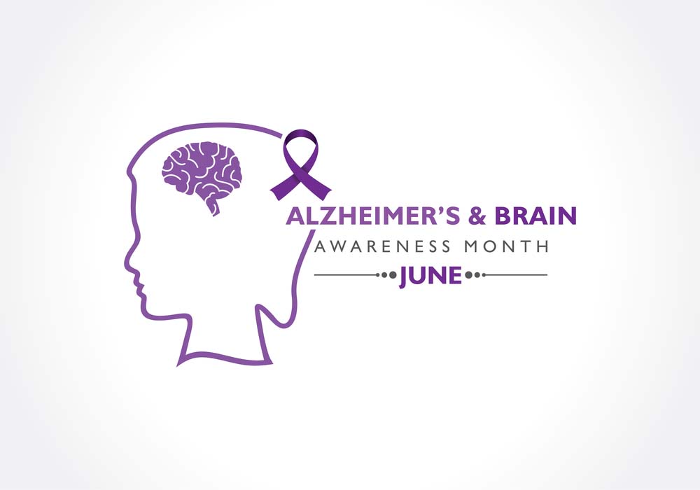 Alzheimer's and Brain Awareness Month sign