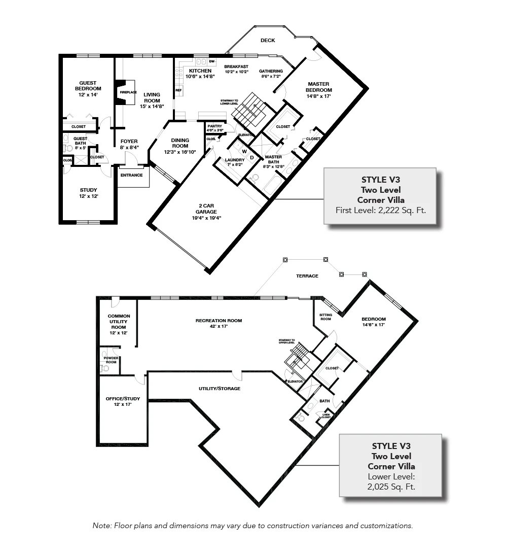 Waverly Heights floorplans