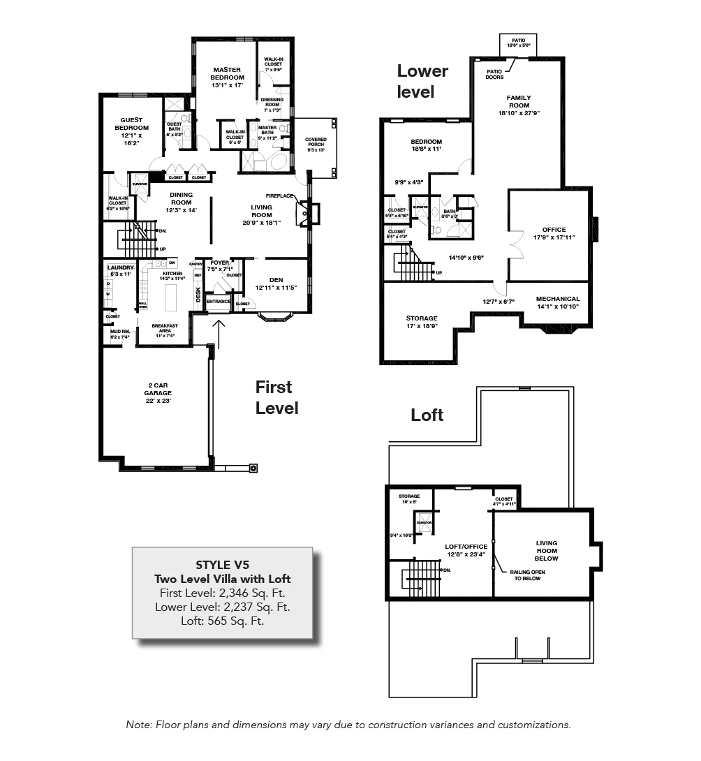 Waverly Heights floorplans